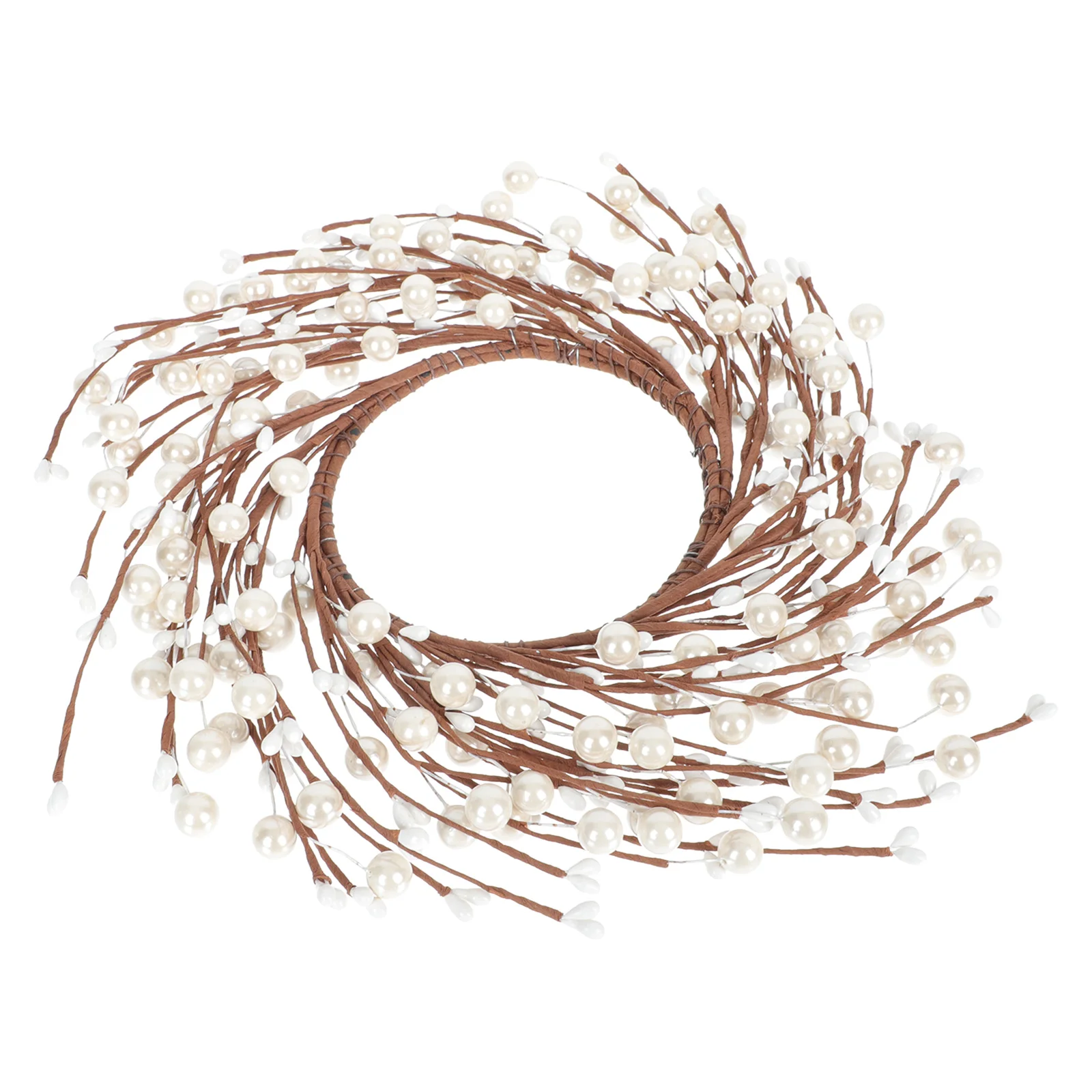 

Wreath Christmas Pearl Artificial Door Garland Berry Winter Fall Front Wreaths White Celebrationsimulation Decorfestival Silver