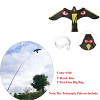 bird scarer lifelike flying hawk kite anti bird eagle scarecrow decoy for crops farm garden yard pest bird repeller