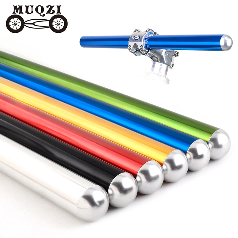 

MUQZI 25.4*375mm Handlebar Kids' Bike Short Bar Fixed Gear Folding Children Bicycle Handlebar