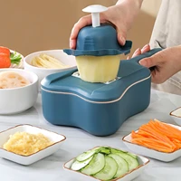 manual vegetable cutter multi functional potato onion carrot cucumber chopper slicer grater shredders with strainer kitchen tool