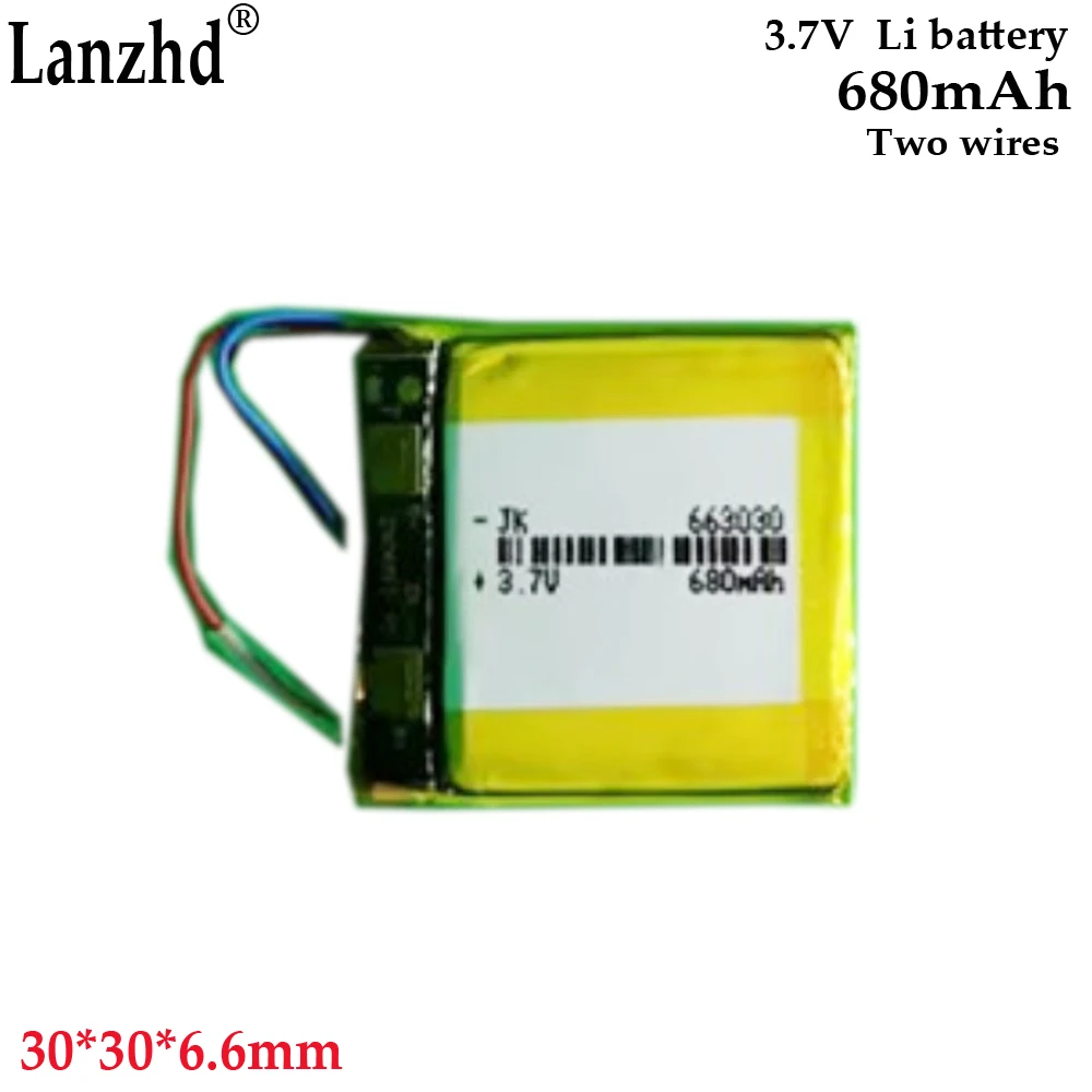 Аккумулятор 3 7 В для детских умных часов Bluetooth-гарнитура ручного вентилятора