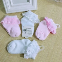 5 pairs girls baby socks cotton white pink childrens cotton lace dance socks toddler socks