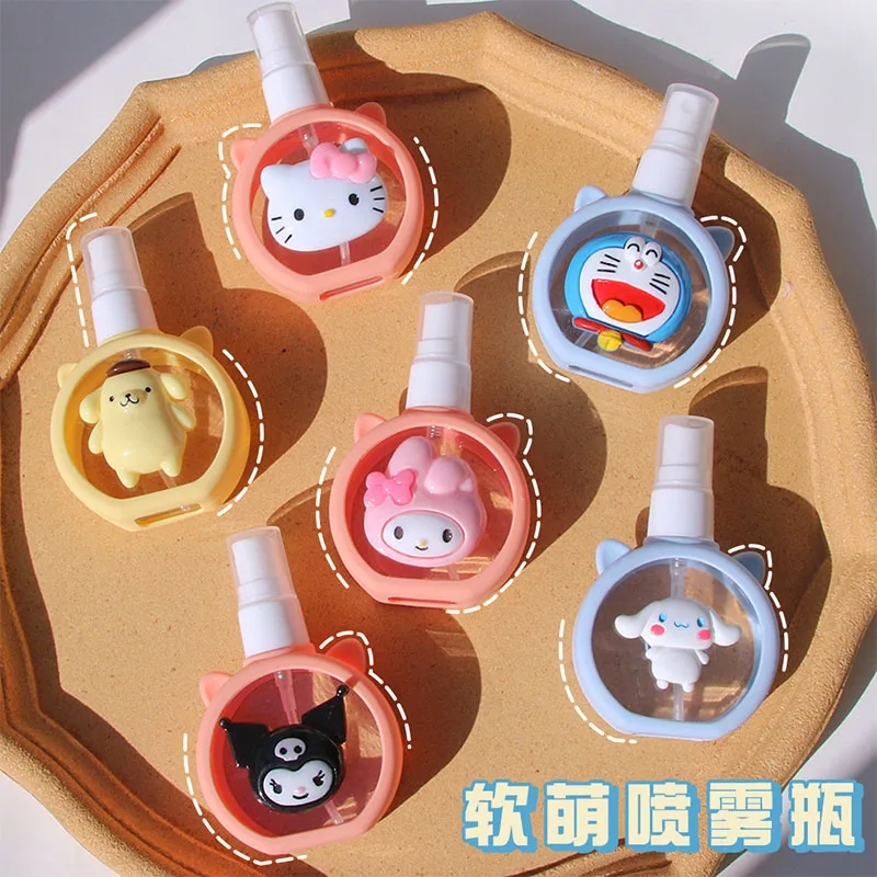 

Атомайзер для духов Kawaii Sanrios Anime Kuromi Melody Cinnamoroll портативный контейнер для жидкости для косметики многоразовые бутылки подарок