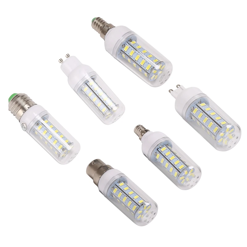 

LED Corn Bulb LED Light Bulb White Light 36 Leds 5730 6W Home Light Candle Base Corn Lamp LED Lamp