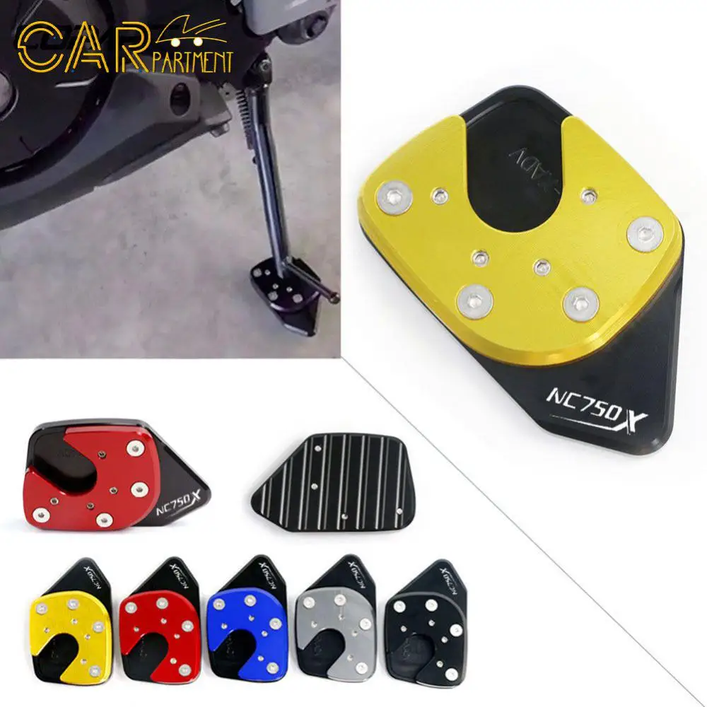 

Universal Extender Foot Side Stand Anti-skid Side Stand Pad Plate Kickstand Enlarger Support Extension Multicolor