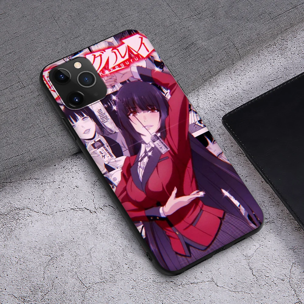 Kakegurui Yumeko Anime New High-End Soft Case for iPhone 12 11 X XS XR Pro Max 6 6s Plus SE