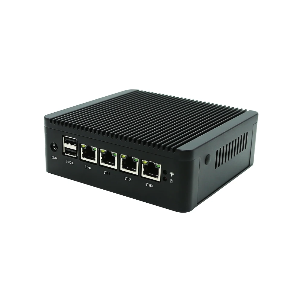 MiniTree Soft Router Fanless PC Celeron N4000 J4125 4LAN 2.5G HD DP Type-C SIM Card Micro Computer Win10 PfSense Server Firewall images - 6