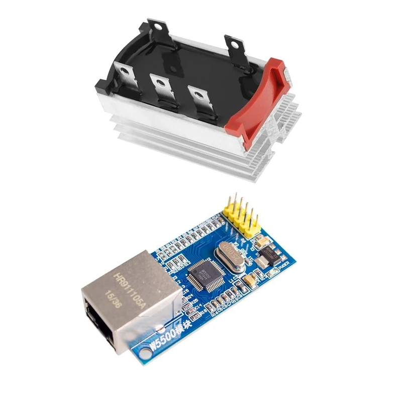 

3 Phase Bridge Rectifier SQL50A 1000V SQL50-10 Rectifier Module With Ethernet Network Module Hardware Microcontroller