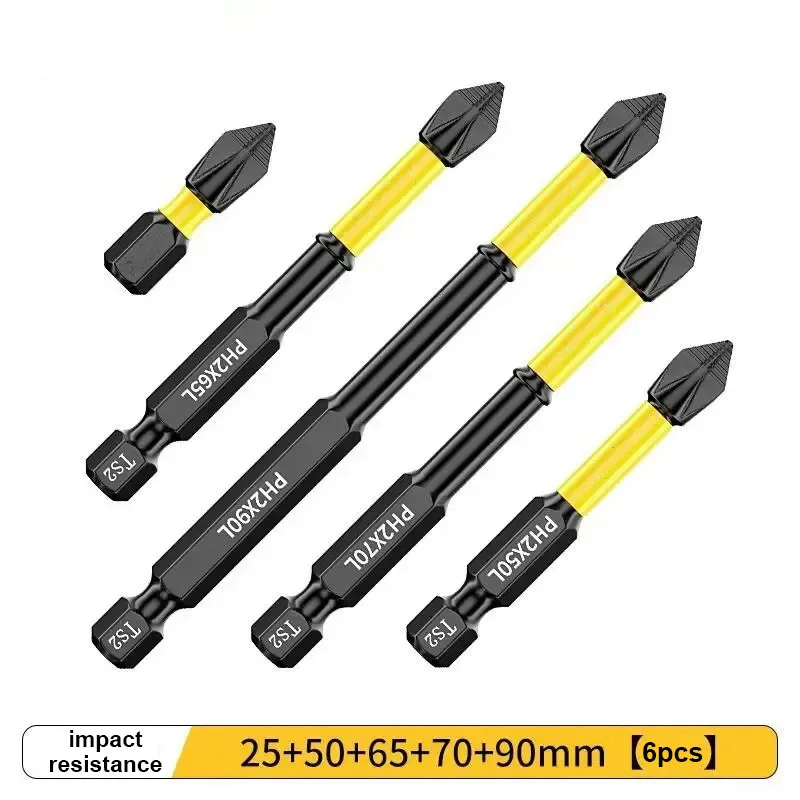 

Нескользящая отвертка Phillips Deli PH2 из хромованадиевой стали