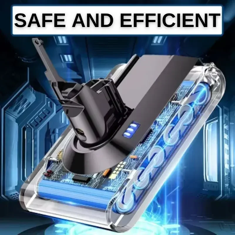 Для Dyson 12800 мАч V6 V7 V8 перезаряжаемая батарея SV10 SV11 SV09 для пылесоса DC58