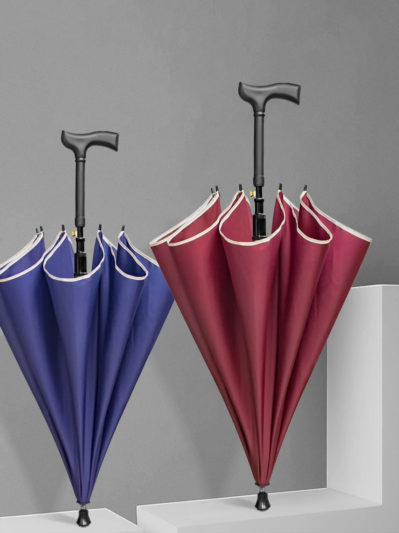 

Windproof Umbrella Waterproof Outdoor Non Slip Long Handle Metal Mountaineering Umbrella Parapluie Household Products 50