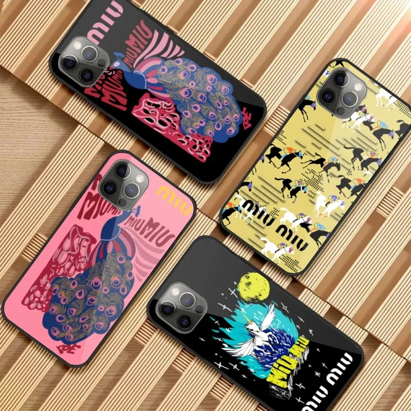 

Стеклянный чехол для iPhone 14 13 12 11 XS X 8 7 6 Plus Mini Pro Max SE 2022