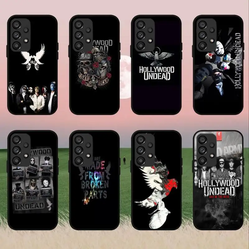 Жесткий чехол H-Hollywood undead для телефона Samsung GalaxyA91 80 73 71 70 53 52 51 42 41 40 32 31 S235G Plus Ultra