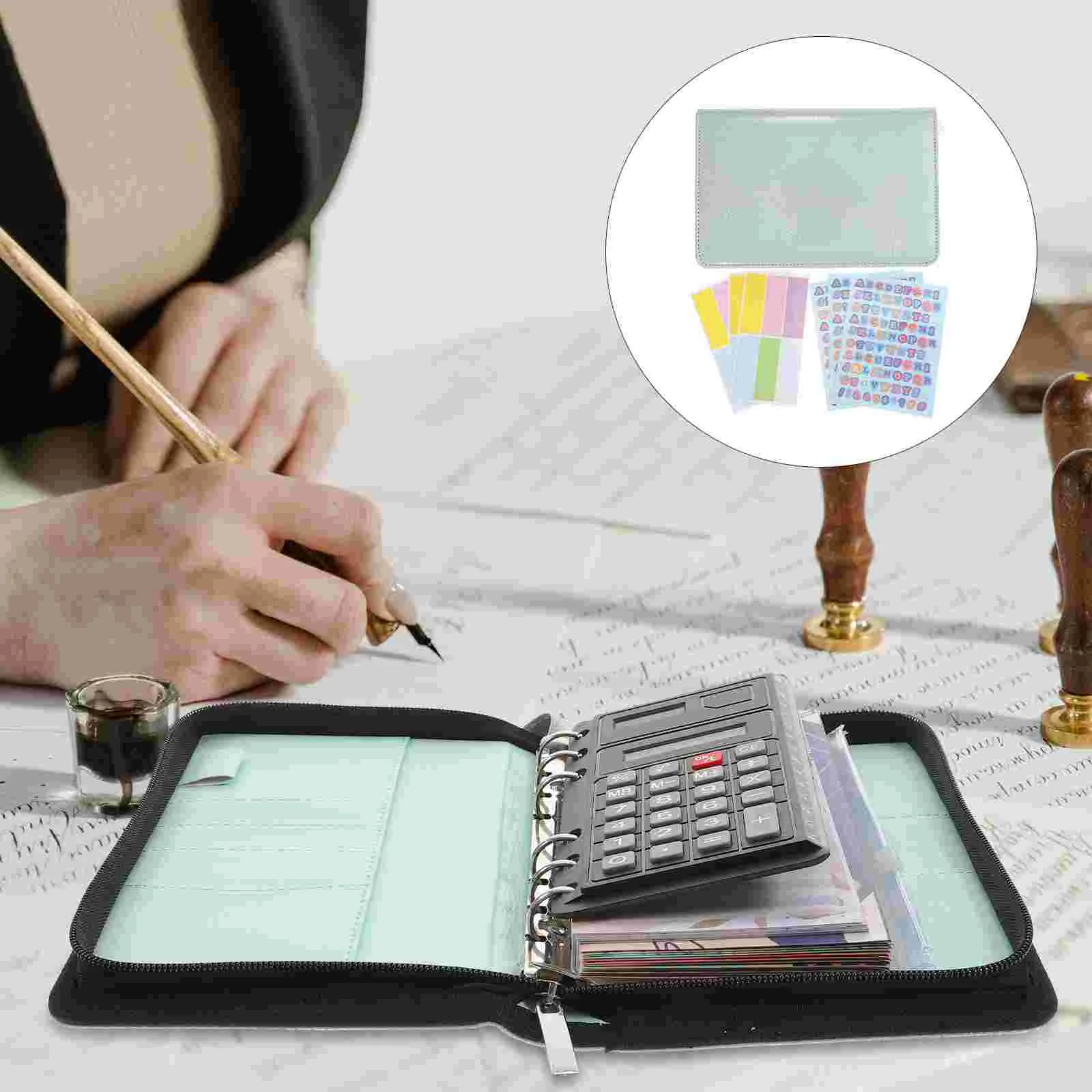 

Fashion Purse Budget Envelope Wallet Practical Clutch Bag Cash Multifunctional Storage Useful Portable Id Card