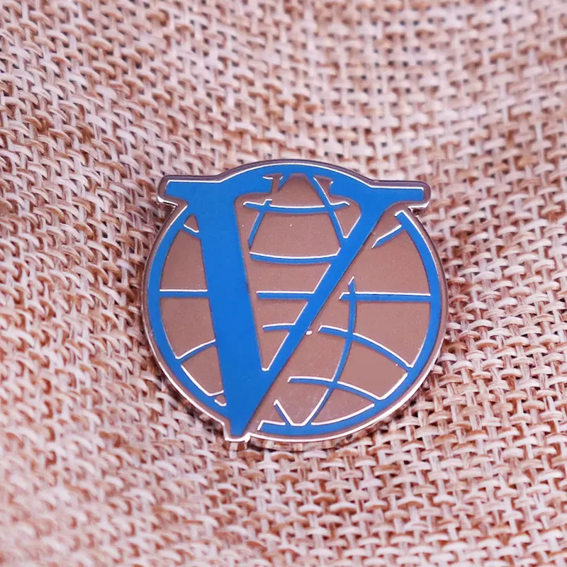 Фото Venture x Brothers Industries V Logo эмалированные булавки для лацканов №3