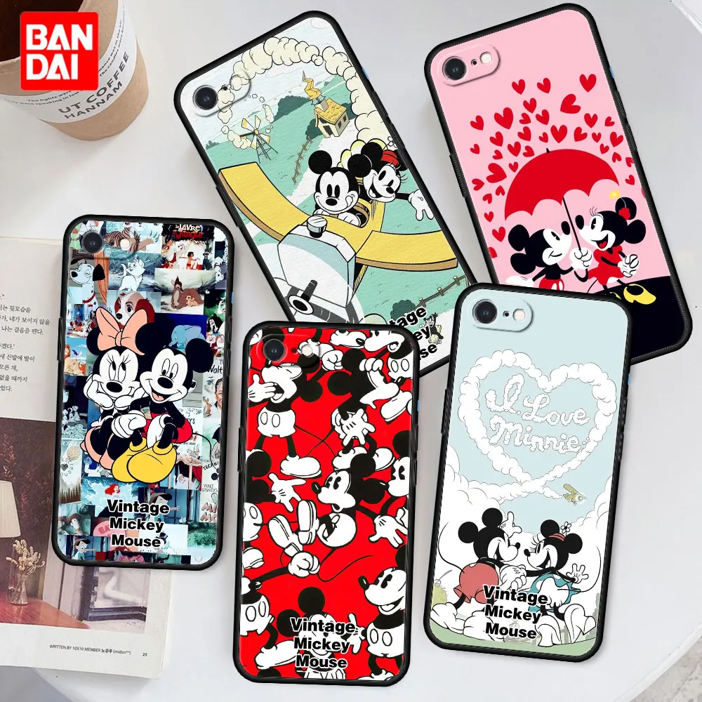 

Mickey Mouse Cell Phone Case for iPhone SE 2020 X XS Max XR 6 6Plus 6S 7 7Plus 8 8Plus Plus Silicone Cover