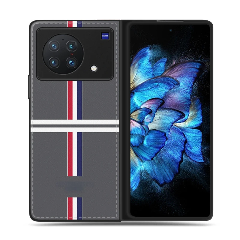 

ДЛЯ Vivo X Fold чехол для Vivo X Fold + чехол f для Vivo X Fold Plus 5G кожаный чехол с рисунком все включено High-End