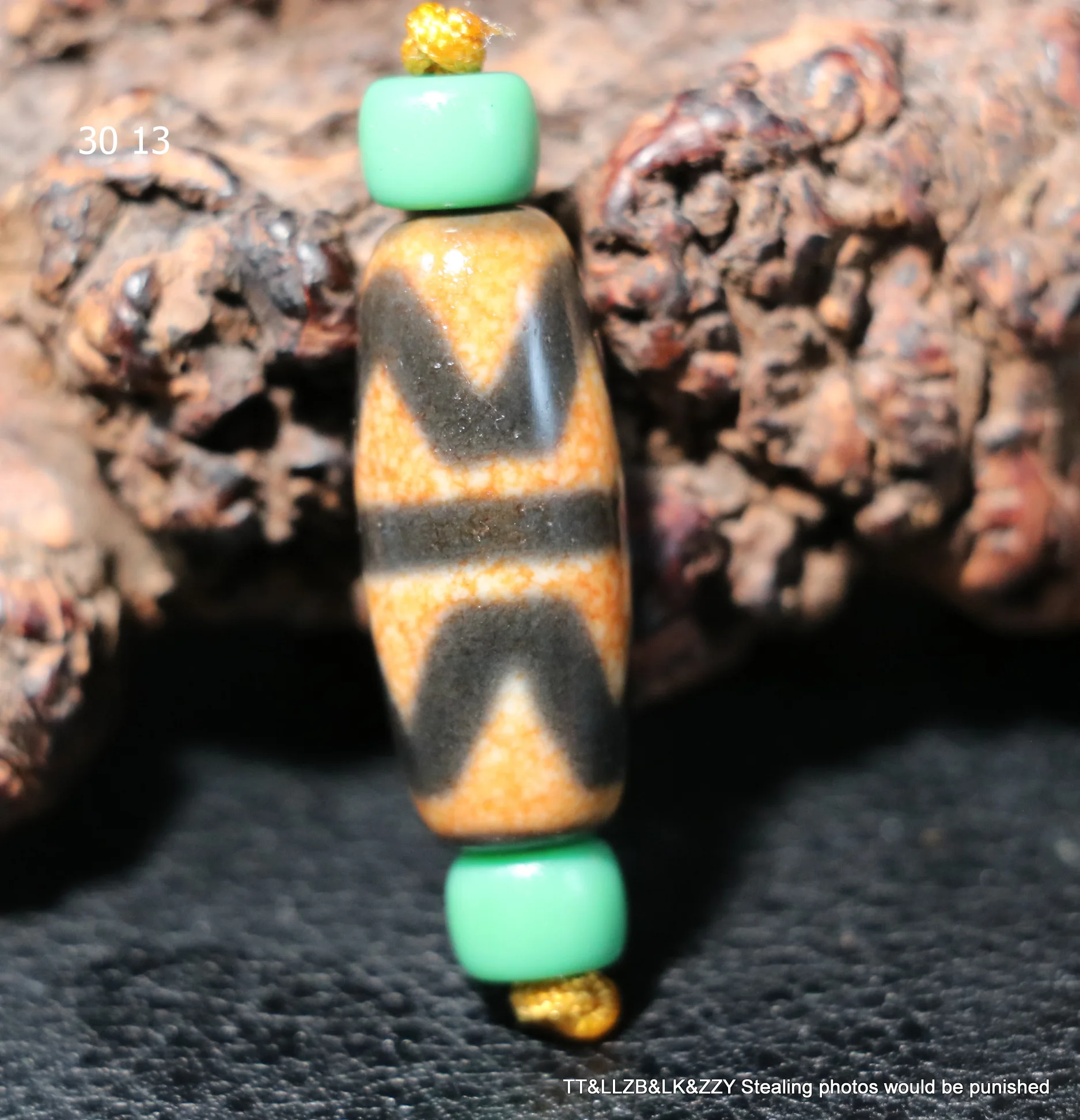 Волшебная энергия Тибетский Топ Старый Агат двойные тигровые зубы бусины дзи