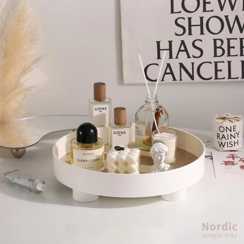 

Подставка под свечи, деревянный органайзер для украшения дома, поднос для украшений, пищевые тарелки