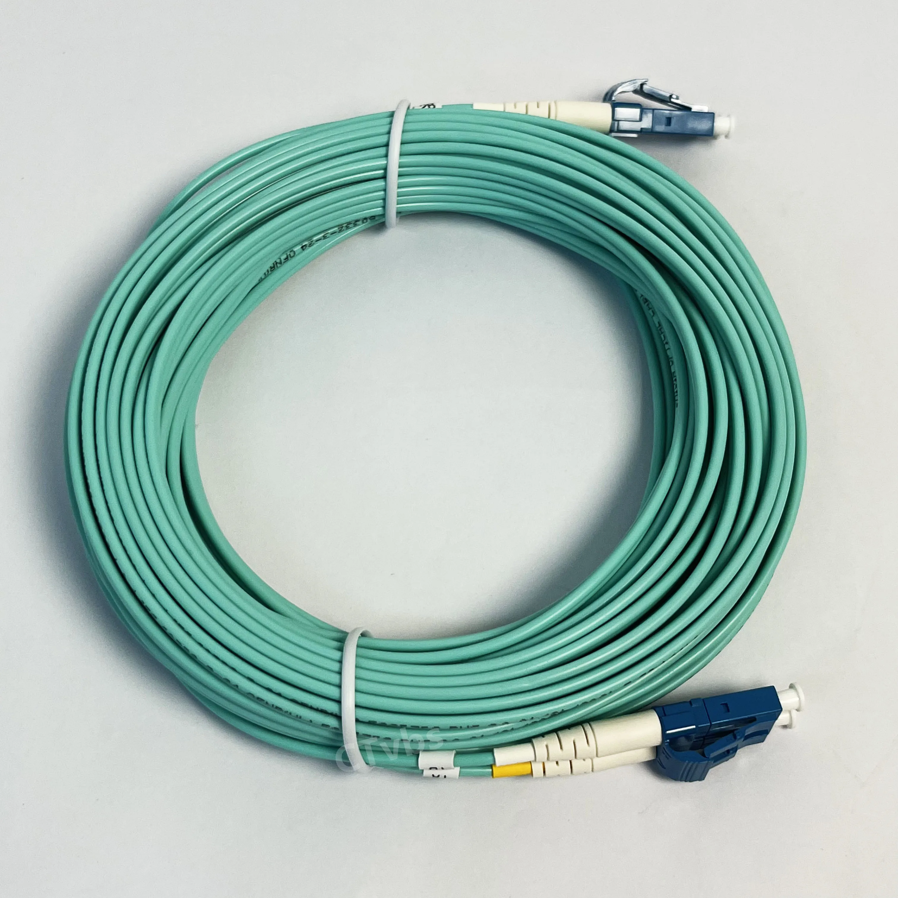 10M LC to LC Optic Fiber Patch Cable 10G Multimode Duplex OM3 PVC 2.0 50/125