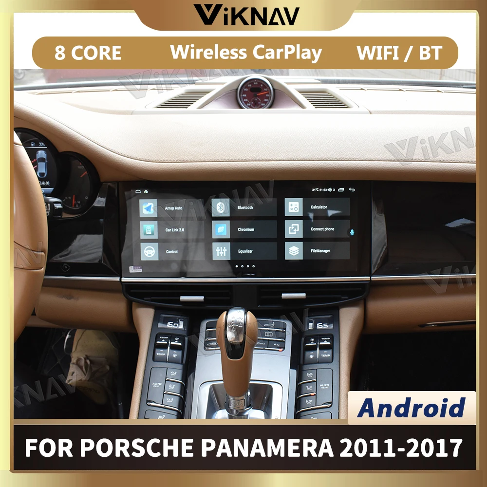 

Автомобильная магнитола Android12 для Porsche Panamera 2011-2017, мультимедийный плеер с GPS, 2 Din, головное устройство Carplay, DSP, радио, навигация, авто видео