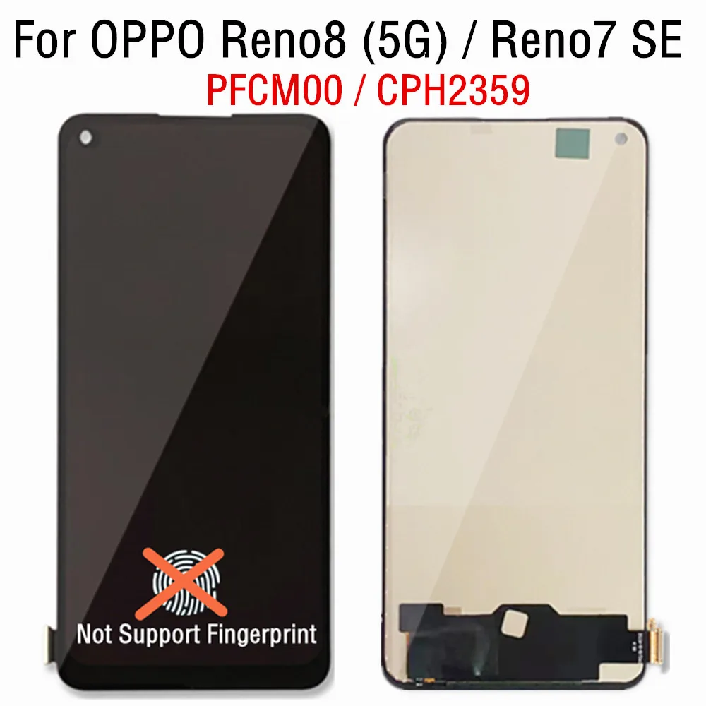 

ЖК-дисплей 6,43 "TFT для Reno7 SE PFCM00, ЖК-дисплей с сенсорным экраном, дигитайзер в сборе, ремонт для OPPO Reno8 5G CPH2359 LCD