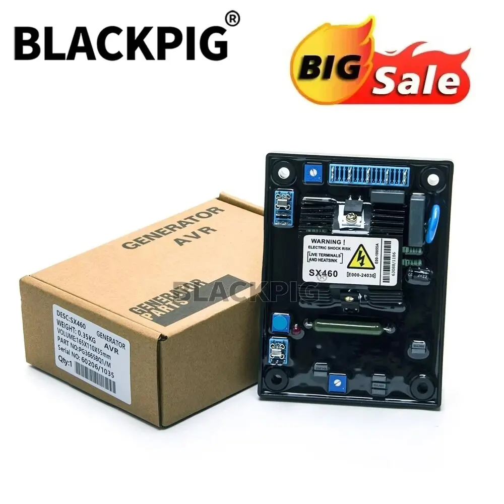 

Полностью новый генератор SX460, автоматический регулятор напряжения AVR, стабилизатор, регулируемая печатная плата для деталей генератора Stamford 100 кВт