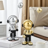 creative astronaut accessories for home decor light luxury astronaut living room figurines for interior tv cabinet room decor