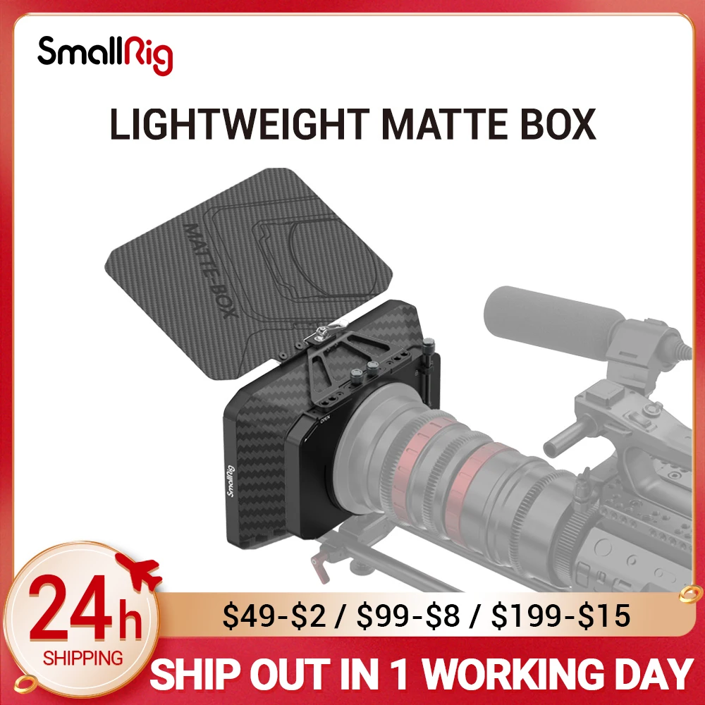 

Лёгкая Матовая коробка SmallRig с зажимом для камеры с верхней частью из углеродного волокна аксессуары с национальными флагами 2660