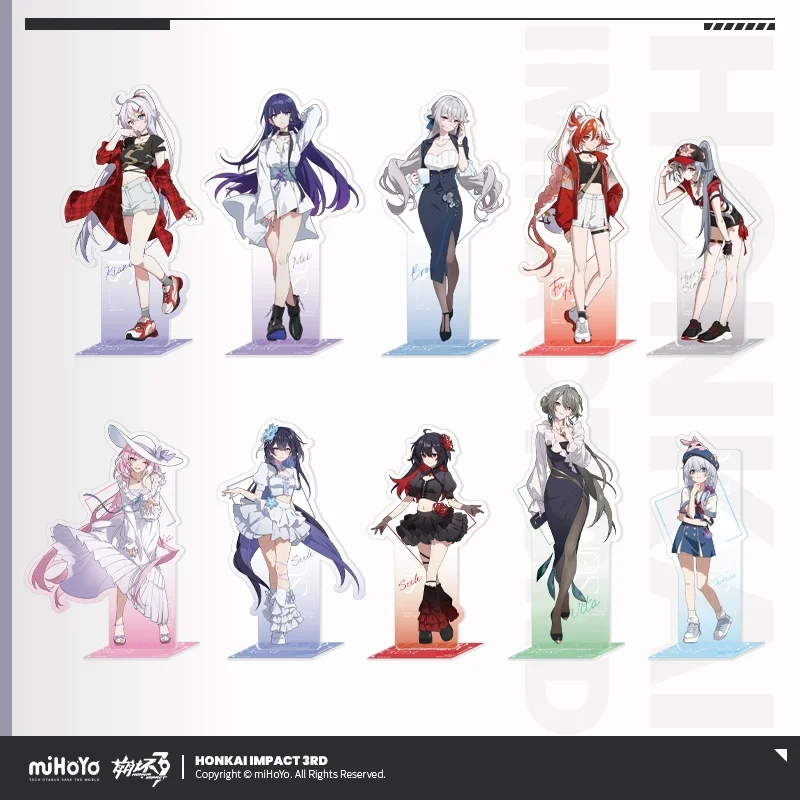 Официальный товар Sunsyea Honkai Impact 3rd miHoYo, оригинальная серия YYXR 5, подвеска на акриловой подставке, брелок, значок Elysia (art.: 3920d02fc3235) - 3920d02fc3235