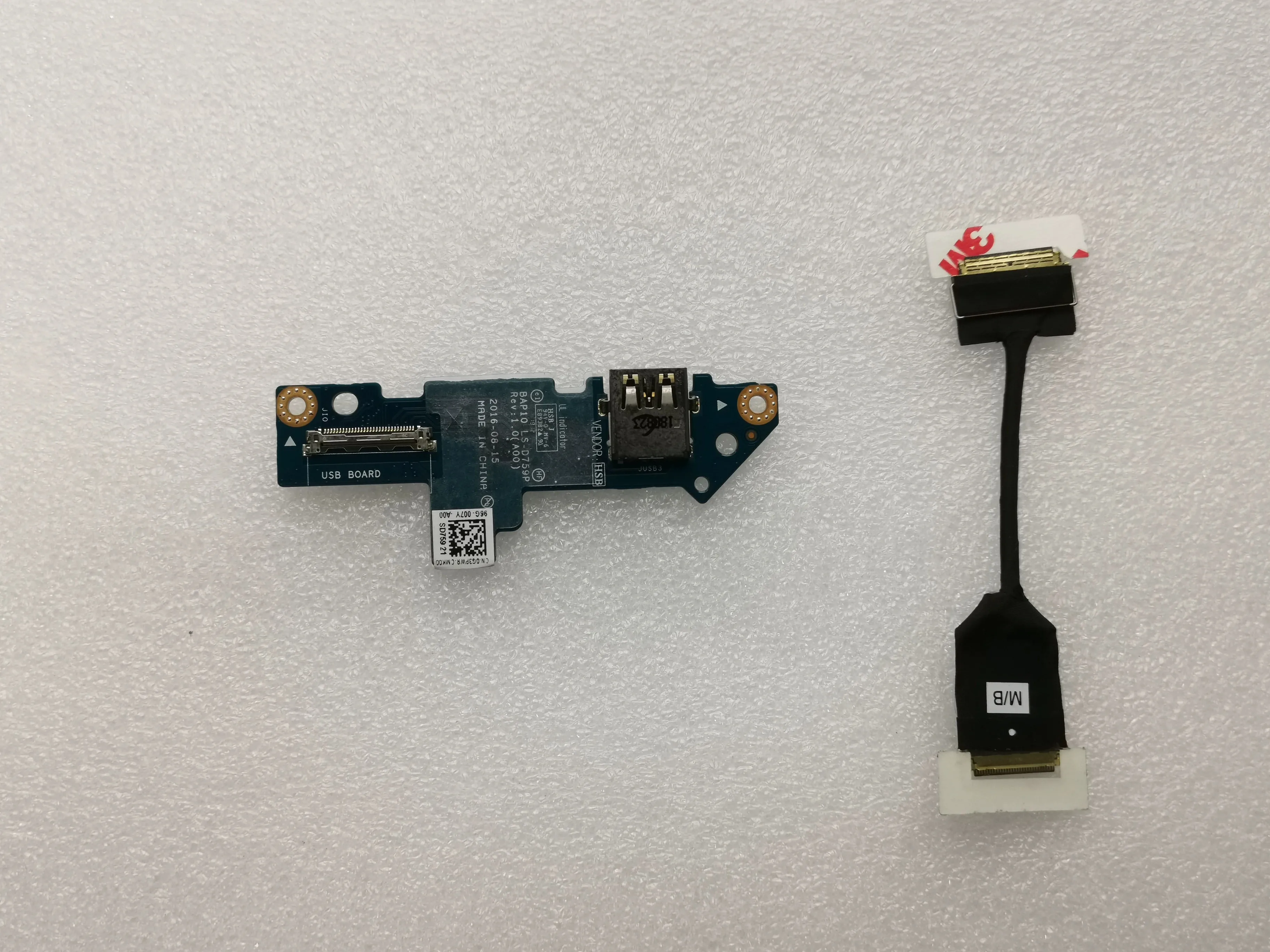 Новинка для ноутбука Dell Alienware 17 R4 R5 USB маленькая плата LS-D759P 0G3PWR 00N2MV