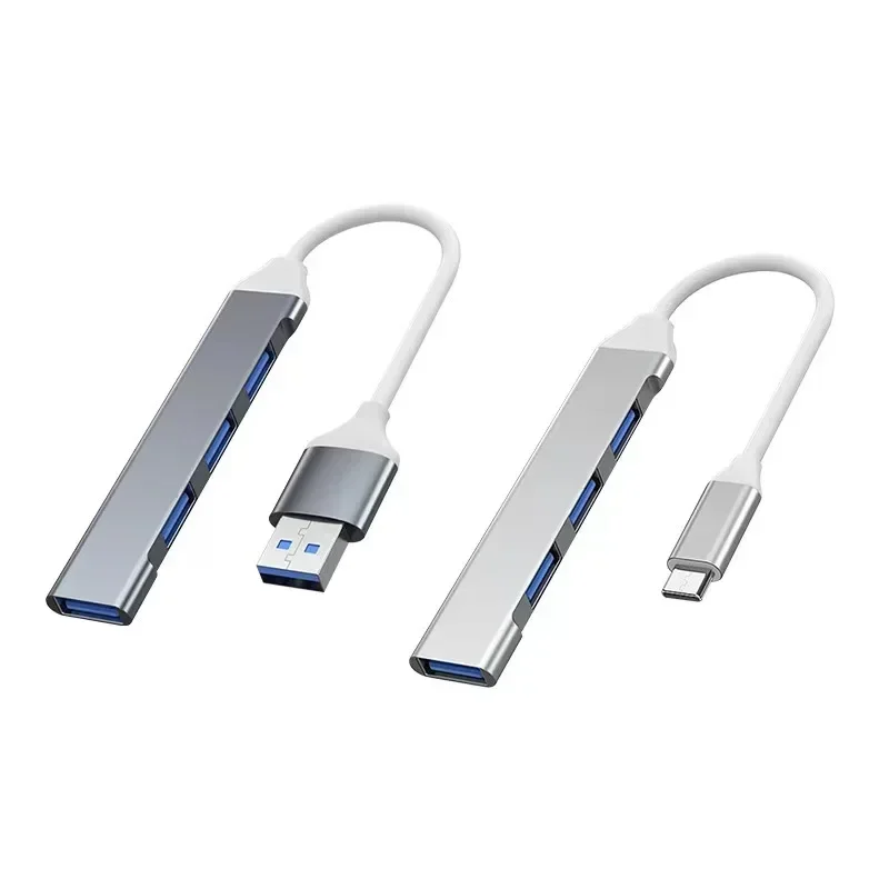 USB C HUB 3.0 Type 3.1 4-портовый мульти-сплиттер-адаптер OTG для Xiaomi Lenovo Macbook Pro 13 15 Air ПК