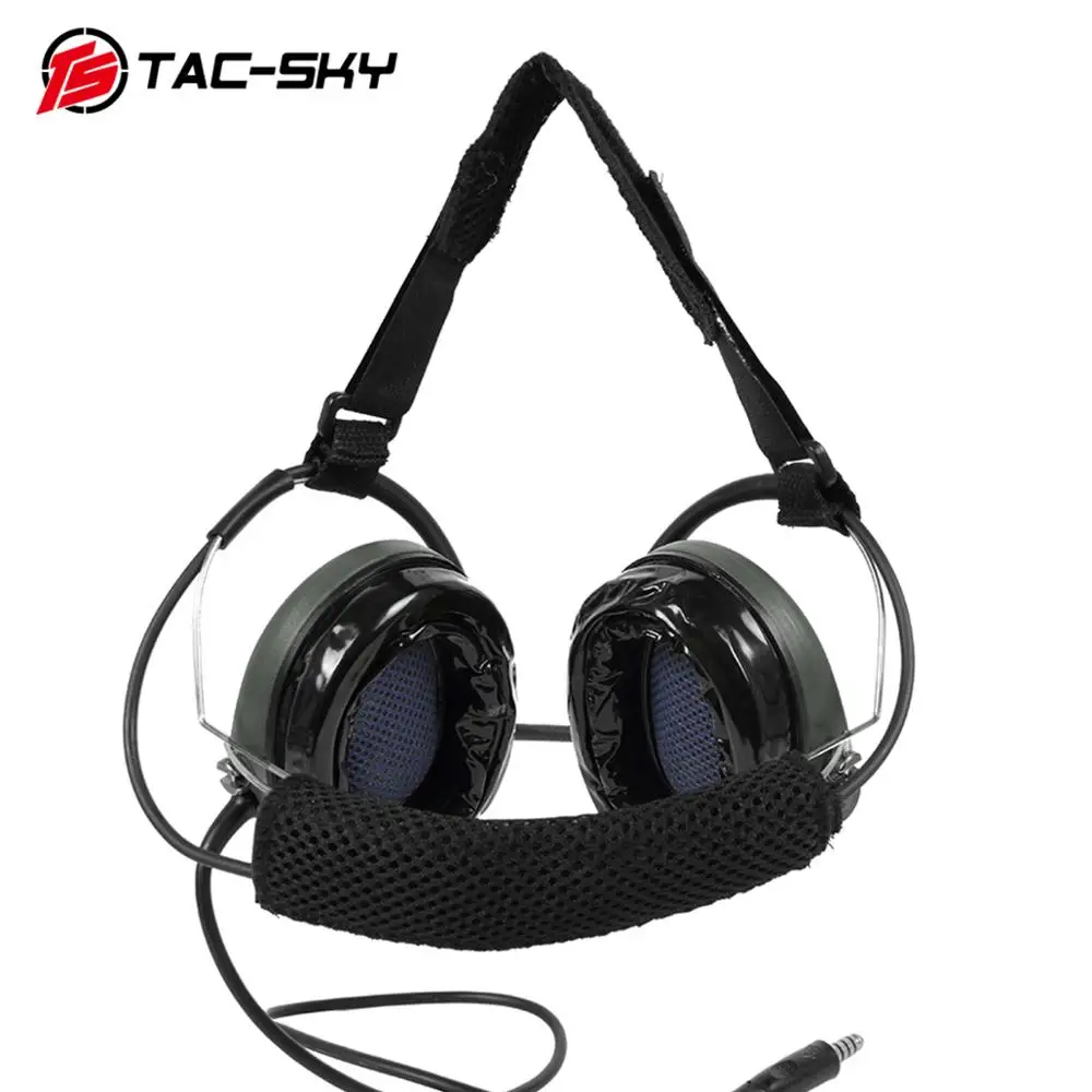 TS TAC-SKY SORDIN Silicone Earmuffs Noise Cancelling Pickup Tactical Headphones TCIHEADSET LIBERATOR II Softair Headphones FG