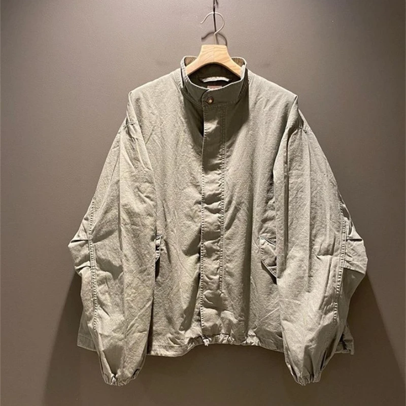

BEAMS JAPAN 21SS Retro Military Style Tooling Short Windbreaker Jacket Coat