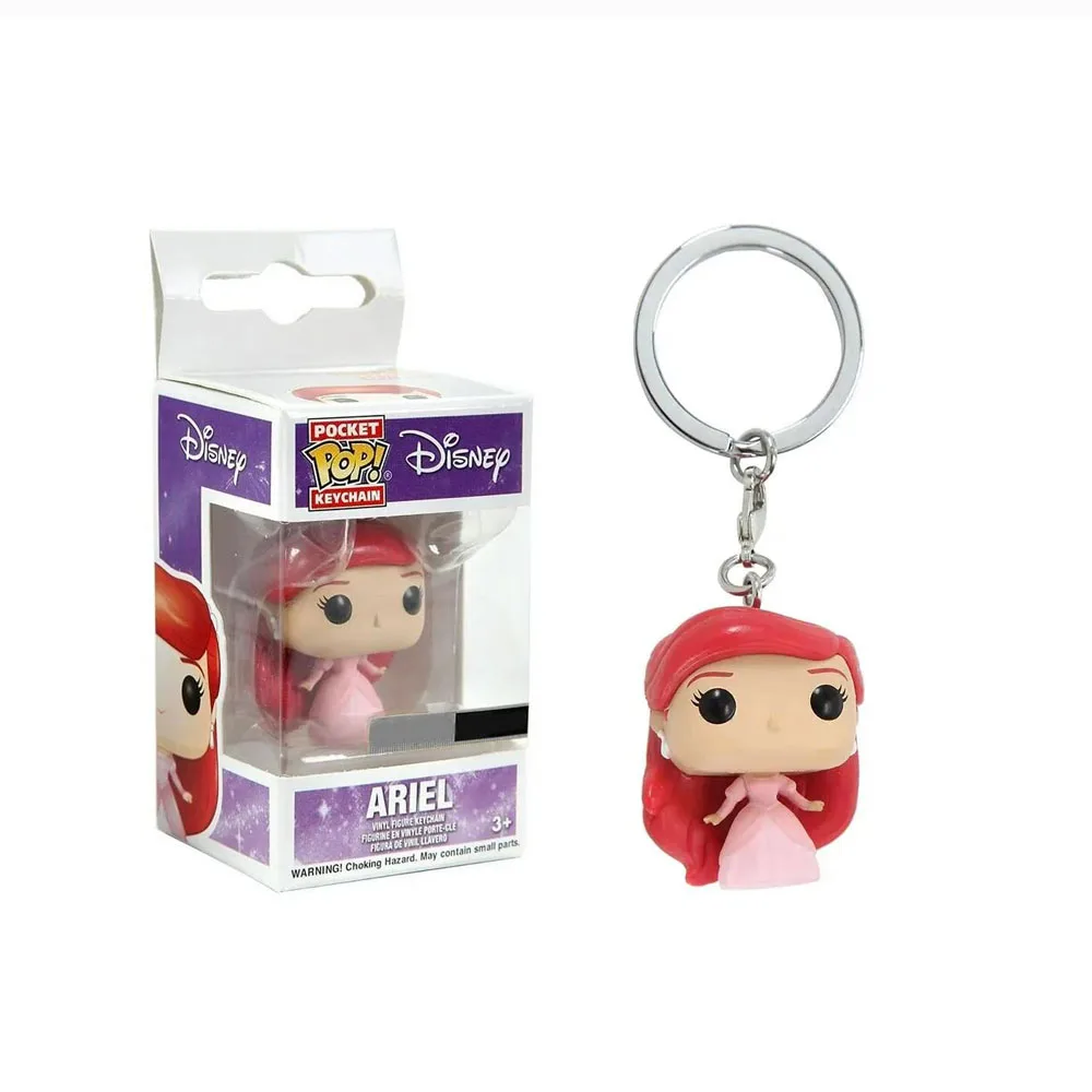 Брелок Funko Pop виниловый брелок для ключей с героями Диснея Ариэль Алиса Золушка