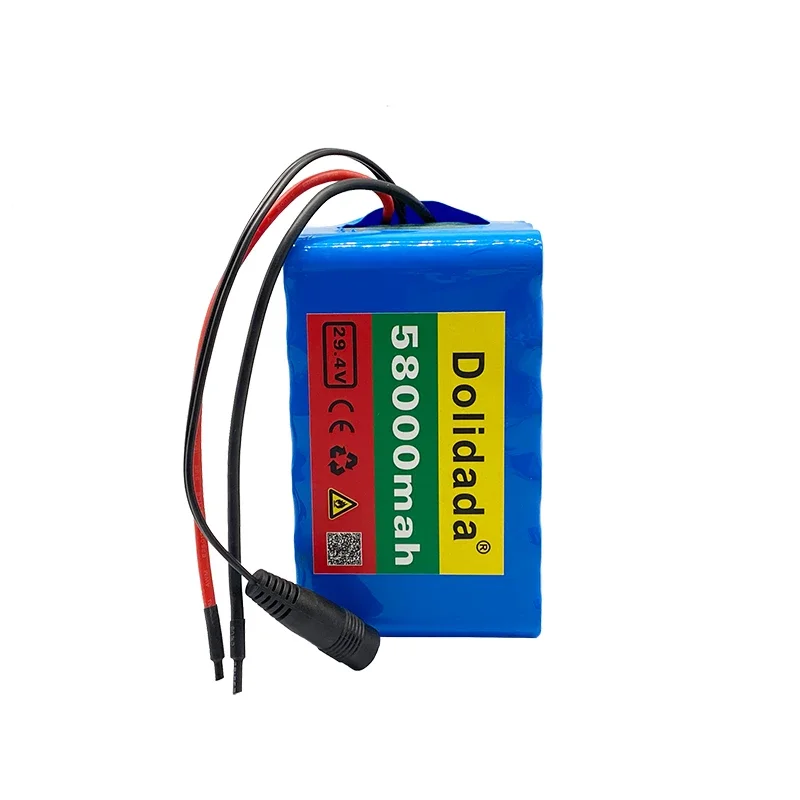 

24V 58Ah 7s3p 18650 battery lithium battery 24v 58000mAh electric bicycle moped electric lithium ion Battery pack + 2A Charger