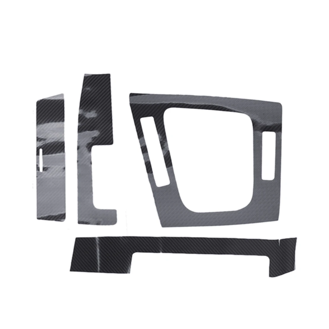 Крышка центральной панели переключения передач с левым рулем 5D черный стиль из