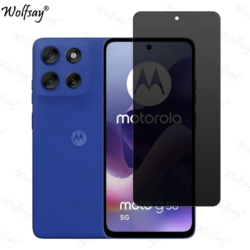 Фото Защитная пленка для экрана для Motorola Moto G56, противошпионское закаленное стекло для Moto G56, стекло для камеры Moto G56, стекло 6,72 дюйма №2