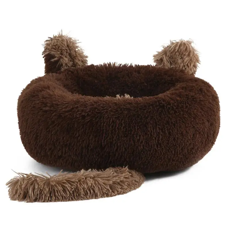 

Pet Round Bed Calming Dog Beds For Small Medium Large Dogs Ultra Soft Machine Washable Dog And Cat Cushion Bed Round Pet Bed