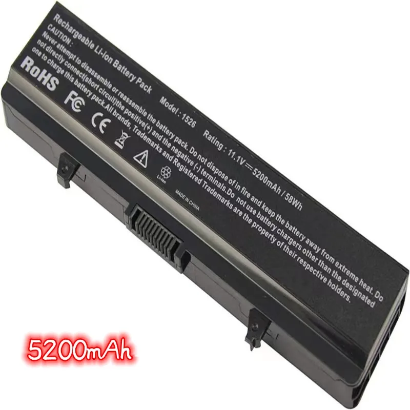 

5200mAh For DELL inspiron 1525 1526 1545 1546 1440 1750 laptop battery Perfect compatibility and smooth use