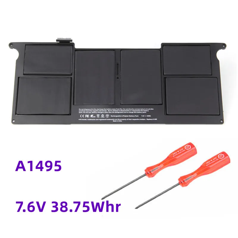 

A1495 7.6V 38.75Whr Laptop Battery For Apple MacBook Air 11" A1465(2013 2014 2015) MD711LL/A MD711/A MD712/A MD711/B 020-8084-A