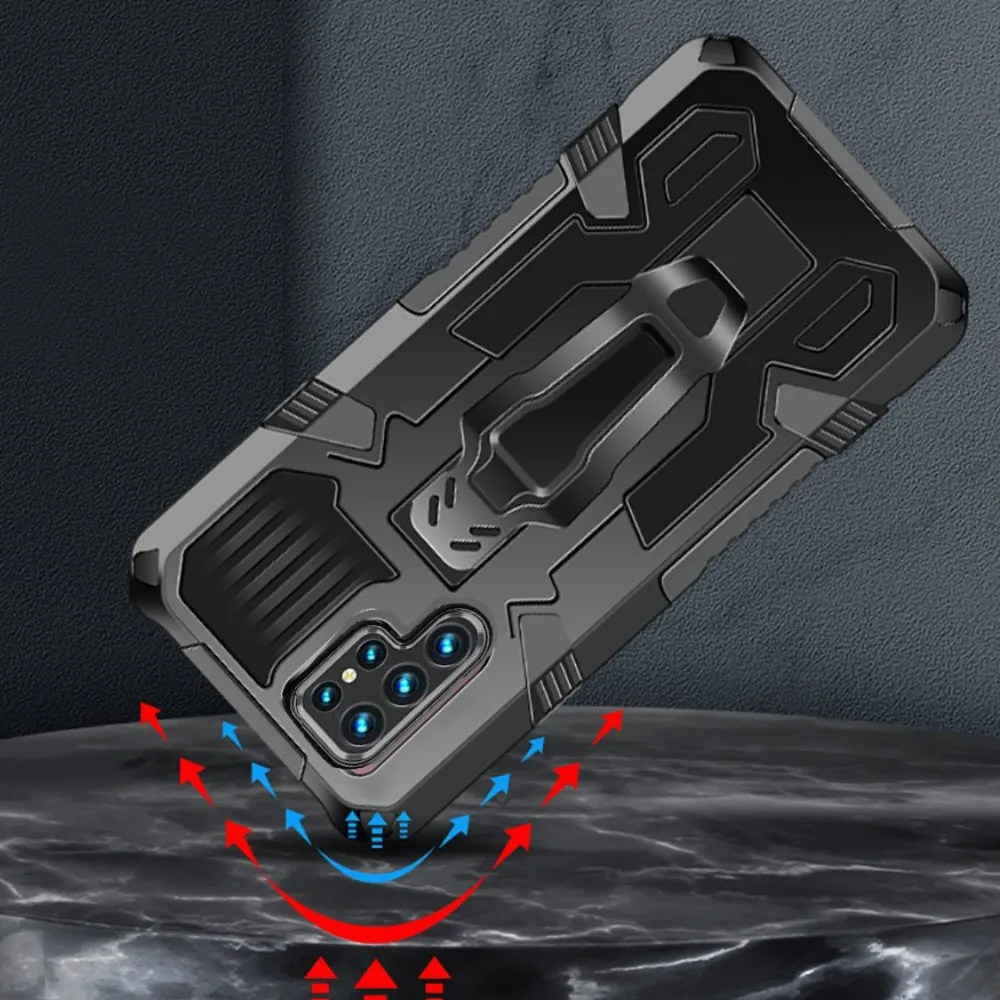 

For Samsung S23 Ultra Note 20 Ultra Funda Coque Case For Samsung Galaxy S23 Ultra S22 S21 S20 FE 5G Case Belt Clip Armor Cover