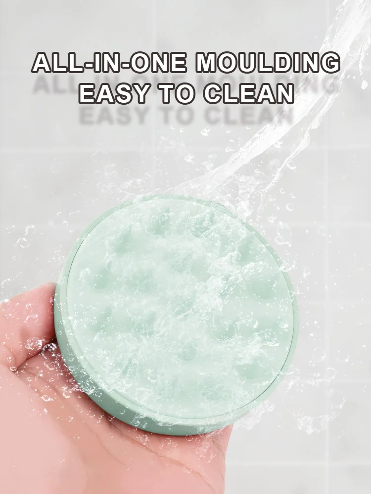 Мягкая силиконовая щетка для мытья головы и волос