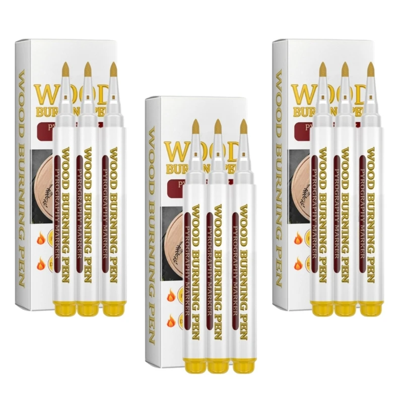 3/9 шт./компл. ручка для выжигания по дереву маркер пирографии в