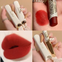 velvet matte lipsticks non drying soft silky moisturizing waterproof long lasting color non stick cup sexy women lip tint makeup
