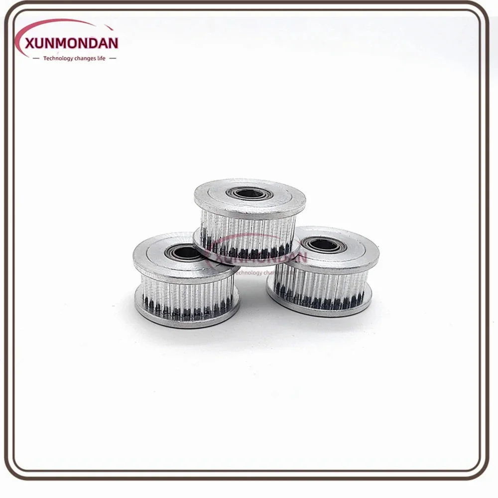 Xunmondan GT2/2GT48 зубья синхронного натяжного шкива диаметром 5/6/7/8/10 мм с подшипником