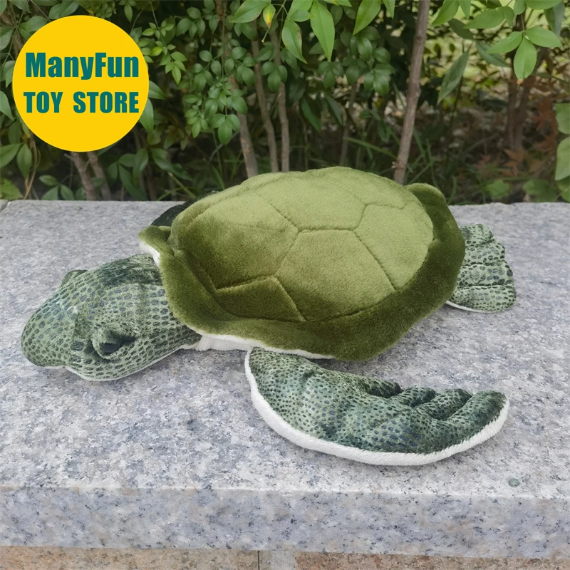 Реалистичная плюшевая игрушка морская черепаха Olive Ridley, реалистичная зеленая мягкая игрушка-черепаха, имитационная кукла, подарок. (art.: 3920dcdd24cdf) - 3920dcdd24cdf