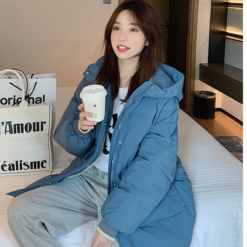 2023 Winter Cotton-padded Jacket women's Clothing Promotion Down Cotton-padded Jacket women's Shirt Long Coat