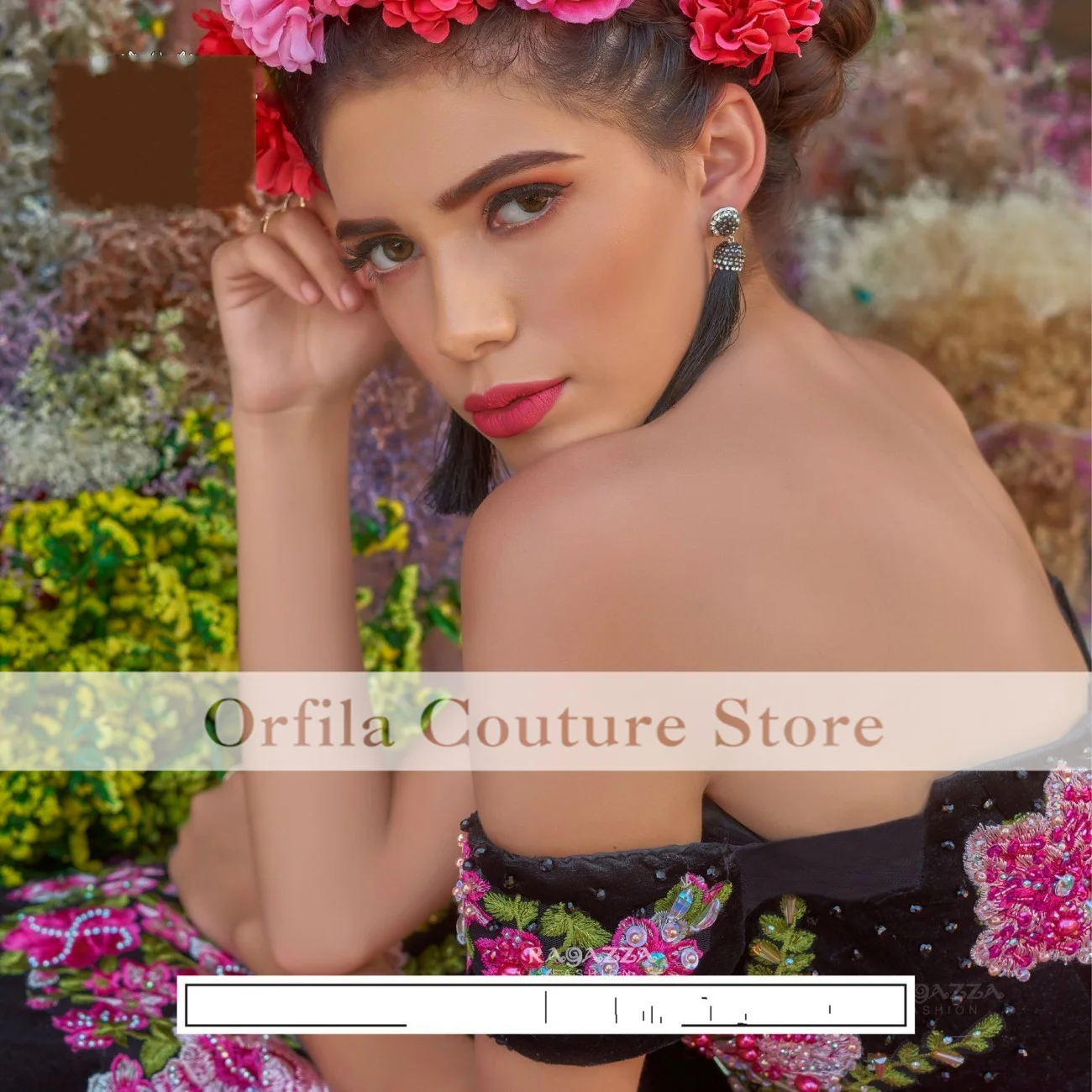Фото Мексиканские черные платья Quinceanera, пышная юбка с аппликацией, милое платье 16, длинные платья 15, бальное платье, платья для выпускного вечера №4
