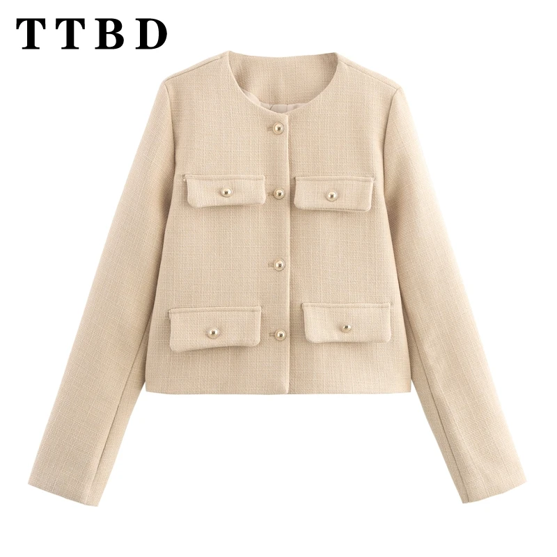 Женский костюм с длинным рукавом и круглым вырезом на осень/зиму